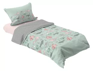 Komplet pościeli dziecięcej Miss Lucy Forever Young Rybki 140x200 cm i 70x80 cm - Pościel - miniaturka - grafika 1