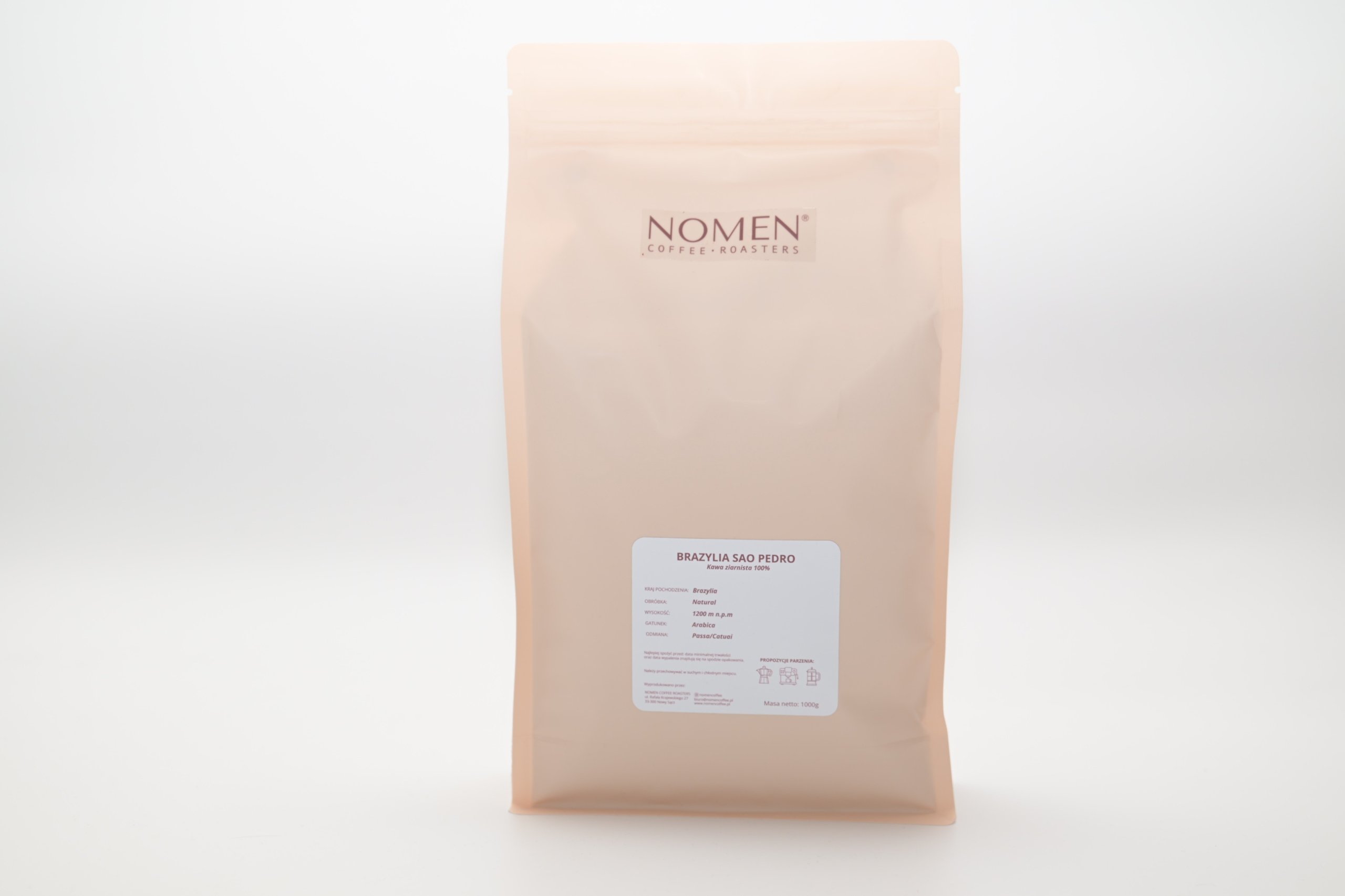 Kawa ziarnista Brazylia Sao Pedro 1Kg do ekspresu