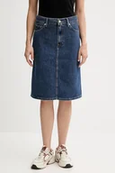 Spódnice - Tommy Hilfiger spódnica jeansowa kolor granatowy mini prosta WW0WW45666 - miniaturka - grafika 1