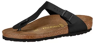 BIRKENSTOCK Gizeh męskie kapcie kapcie kapcie czarne czas wolny, czarny - czarny - 41 EU - Kapcie damskie - miniaturka - grafika 1