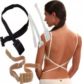 Biustonosze - Zestaw Niewidoczne Zapięcie Przedłużki Stanika Bez Pleców Komplet 3 Kolory - miniaturka - grafika 1