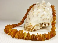 Naszyjniki - 7910-41 Naszyjnik Bursztyn Bałtycki nieoszlifowany - miniaturka - grafika 1