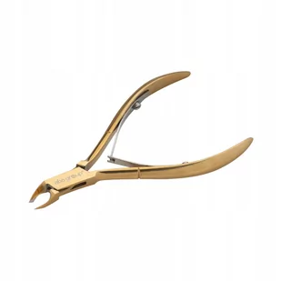 Aba Group Cążki Do Skórek Dwusprężynowe Złote Profesjonalne 5mm 1124 - Akcesoria do paznokci - miniaturka - grafika 1