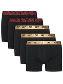 Majtki męskie - Cristiano Ronaldo CR7 Komplet 5 par bokserek 8125-49 Czarny - miniaturka - grafika 1