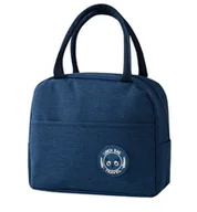Torby termiczne - Torba termiczna, granatowa, torba śniadaniowa, lunch box - miniaturka - grafika 1
