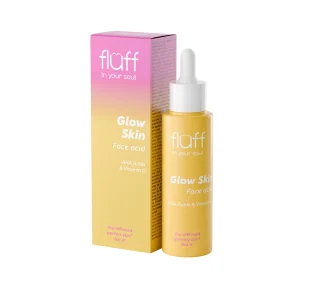 FLUFF In Your Soul Glow Skin Face Acid Rozświetlający Peeling Do Twarzy Witamina C, Kwas AHA 40ml - Peelingi i scruby do twarzy - miniaturka - grafika 1