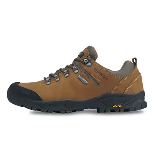 Bennon - Buty trekkingowe Terenno Niskie Brązowe Z90105 - Buty trekkingowe męskie - miniaturka - grafika 3