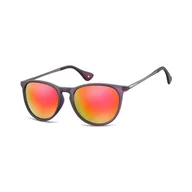 Okulary przeciwsłoneczne - Damskie okulary przeciwsłoneczne lustrzanki MS24G - miniaturka - grafika 1