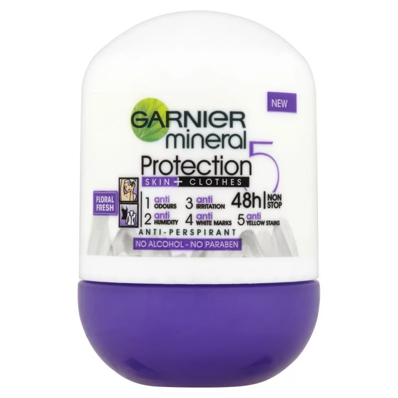 Garnier Mineral Protection 5 Floral Fresh Antyperspirant kulce 50ml