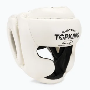 Kask bokserski Top King Full Coverage white - Ochraniacze do sportów walki - miniaturka - grafika 1
