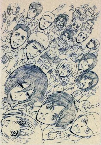 Plakat Anime Attack on Titan aot_080 A1+ (custom)