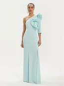 Sukienki - Rinascimento Sukienka wieczorowa CFC0117459003 Niebieski Regular Fit - miniaturka - grafika 1