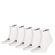 Skarpetki męskie - Head Uniseks Quarter Socks Skarpetki, Biały, 39-42 EU - miniaturka - grafika 1