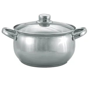 Tadar GARNEK STALOWY Z POKRYWKĄ 18cm 2.0L BARYŁKA TD-9111 TD-9111 - Garnki - miniaturka - grafika 1