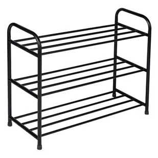 Regał na buty 3 poziomy 63,5 x 24 x 50 cm OLVIDO - Szafki na buty - miniaturka - grafika 1