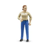Figurki dla dzieci - Bruder 60408 Figurka kobiety 60408 - miniaturka - grafika 1