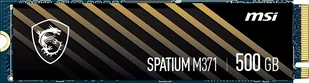 MSI Spatium M371 500GB M.2 2280 PCI-E x4 Gen3 NVMe (PAMISS650040) - Dyski SSD - miniaturka - grafika 1