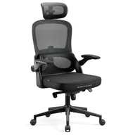 Fotele i krzesła biurowe - Fotel biurowy, ergonomiczny Diablo V-Light: czarny - miniaturka - grafika 1