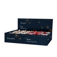 Bombki - Wiązka bombek szklanych 2 cm 10 sztuk czerwony / złoty - miniaturka - grafika 1