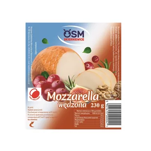 OSM Skierniewice - Mozzarella wędzona - Sery - miniaturka - grafika 1