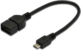 Assmann Kabel OTG USB-Kabel USB 0,2 m AK-300309-002-S - Kable USB - miniaturka - grafika 5