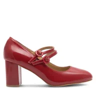 Czółenka - Czółenka Sergio Bardi WYL3303-2Z-SB Czerwony - miniaturka - grafika 1