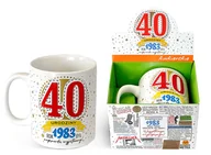 Kubki - Kubek Gigant G055 Urodziny 40 - miniaturka - grafika 1