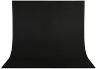 Tła fotograficzne - Tło fotograficzne bawełniane Powerlux 300 x 365 cm (czarne) -  Raty - miniaturka - grafika 1