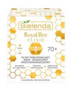 Kremy do twarzy - Bielenda Royal Bee Elixir silnie odbudowujący krem koncentrat 70+ 50ml - miniaturka - grafika 1