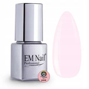 Em Nail Baza Hybrydowa Power Base Uv/led Pink 6ml - Lakiery hybrydowe - miniaturka - grafika 1