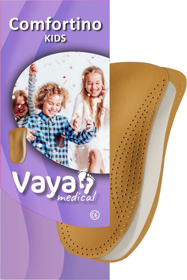 VAYA COMFORTINO Wkładka typu 3/4 dla dzięcięcych stóp płasko-koślawych 26