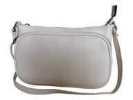 Torebki damskie - Klasyczna Beżowa Modna Torebka Damska ~ Mała Listonoszka Damska Na Ramię - miniaturka - grafika 1