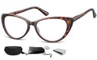 Okulary korekcyjne, oprawki, szkła - Plusy Okulary Do Czytania damskie Kocie MR64A moc: +3,5 - miniaturka - grafika 1
