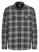 Koszule męskie - Camel Active Koszula - Regular fit - w kolorze czarno-szarym - miniaturka - grafika 1