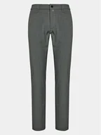 Spodnie męskie - Pierre Cardin Spodnie materiałowe C3 30100. 1037 Szary Regular Fit - miniaturka - grafika 1