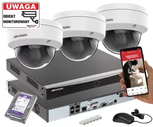 Zestaw wandaloodporny do monitoringu DS-2CD1143G2-I 4MP MD2.0 POE Dysk 1TB - Zestawy do monitoringu - miniaturka - grafika 1