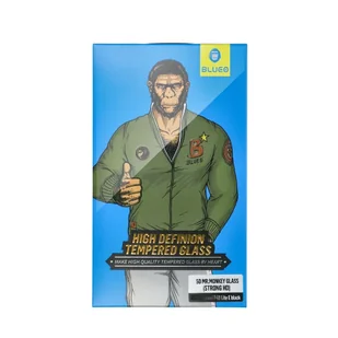 Szkło Hartowane 5D Mr. Monkey Glass - Apple iPhone 15 Pro czarny (Strong HD) - Szkła hartowane na telefon - miniaturka - grafika 1