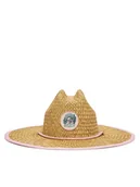 Czapki damskie - Roxy Kapelusz ERJHA04367 Beżowy - miniaturka - grafika 1