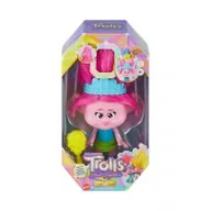 Lalki dla dziewczynek - Trolls Poppy Lalka światła i dźwięki HTP28 Mattel - miniaturka - grafika 1