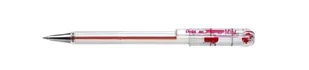 Pentel BK77S zestaw 12 mini długopisów kulkowych 0,7 mm metalowa końcówka czerwona - Długopisy - miniaturka - grafika 1