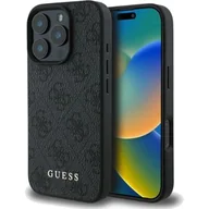 Etui i futerały do telefonów - Guess GUHCP16LG4GFGR iPhone 16 Pro czarny/black HC PU 4G Classic - miniaturka - grafika 1