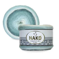 Pasmanteria - włóczka NAKO ANGORA LUKS COLOR 150g kol. 82362 . - miniaturka - grafika 1