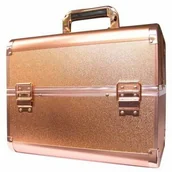 Kosmetyczki, organizery i kuferki - Kuferek kosmetyczny L na lampę total rose golden - miniaturka - grafika 1