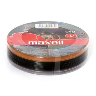 Maxell płyta DVD-R 4,7 16x Szpula 10 275730.41 - Nośniki danych - miniaturka - grafika 1