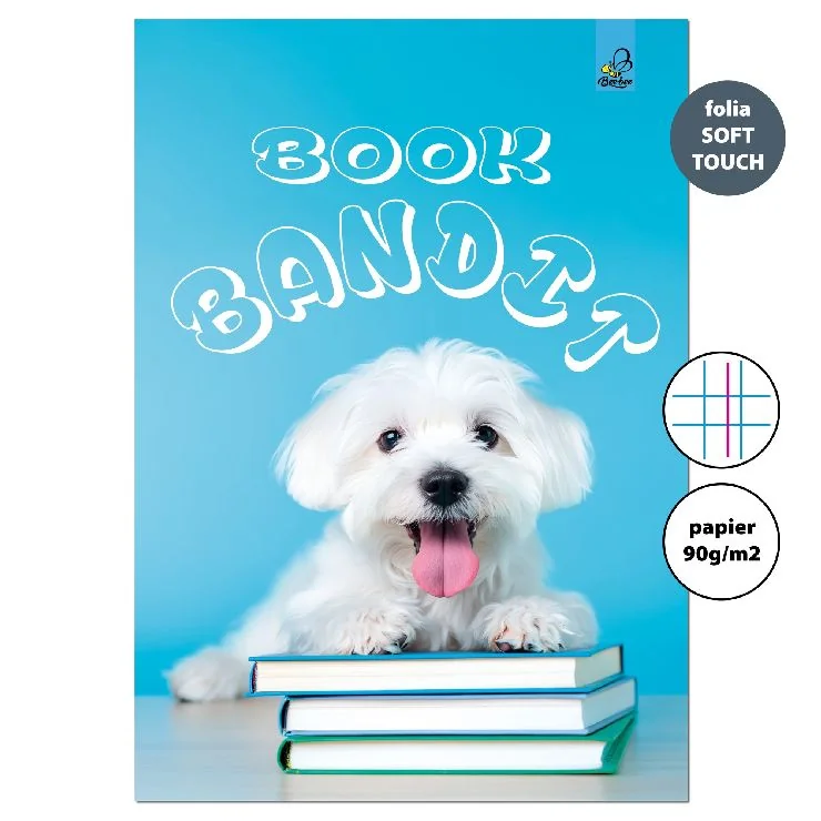 Zeszyt A4 32K. W Kratkę Z Marginesem Pies Bandit 90G