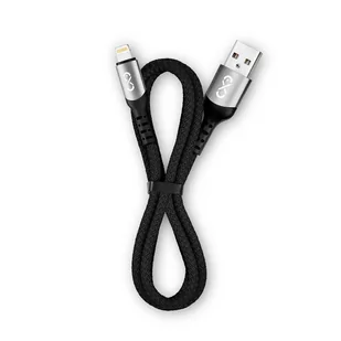 Kabel kompatybilny z Lightning eXc BRAID, 1.2 m, czarny - Kable USB - miniaturka - grafika 1