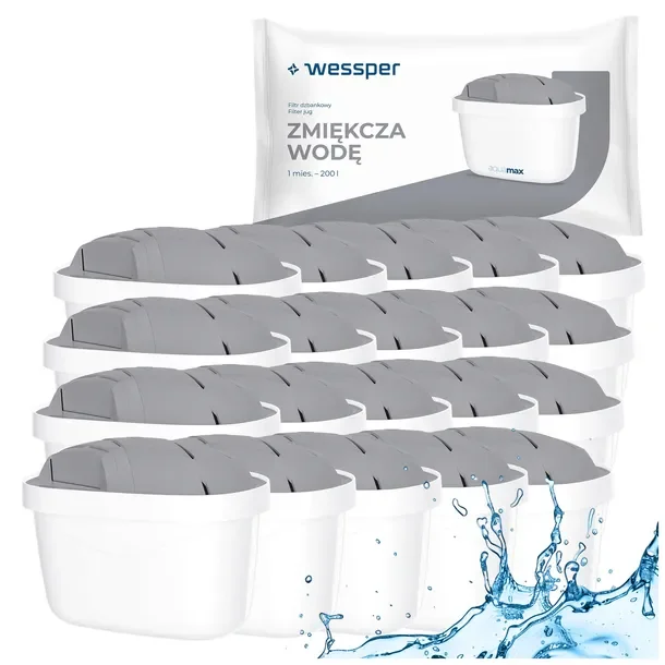 Filtr Wessper PROTECT do dzbanek Brita Dafi zamiennnik do twardej wody 20x