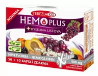 Suplementy diety - Hemo Plus + kwas foliowy, 60kaps - miniaturka - grafika 1