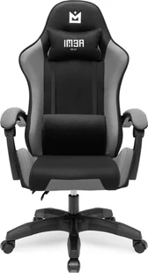 Krzesło biurowe IMBA Seat Fotel gamingowy IMBA STRIDER szary materiałowy - Fotele gamingowe - miniaturka - grafika 1