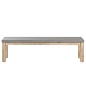 Ławki ogrodowe - Ławka Ogrodowa 160 Cm Betonowa Szara Ostuni - miniaturka - grafika 1